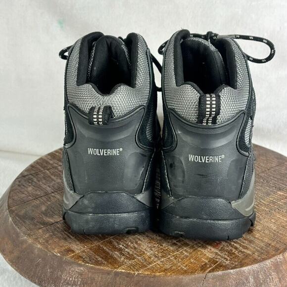 Wolverine Boots Mens Size 10.5 EW W04117 Bennett Safety Toe Work Gray Black - Picture 4 of 12
